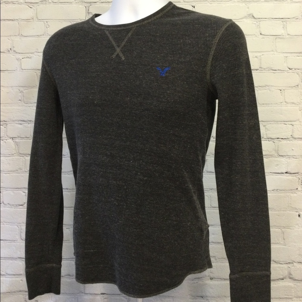 American Eagle | thermal shirt, slim fit, grey, XS